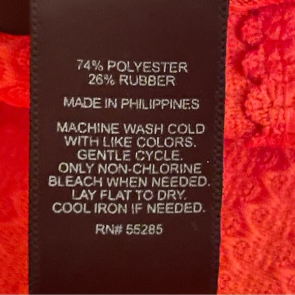 Express pleated coral mini dress size extra small XS 
b24 - Picture 3 of 4